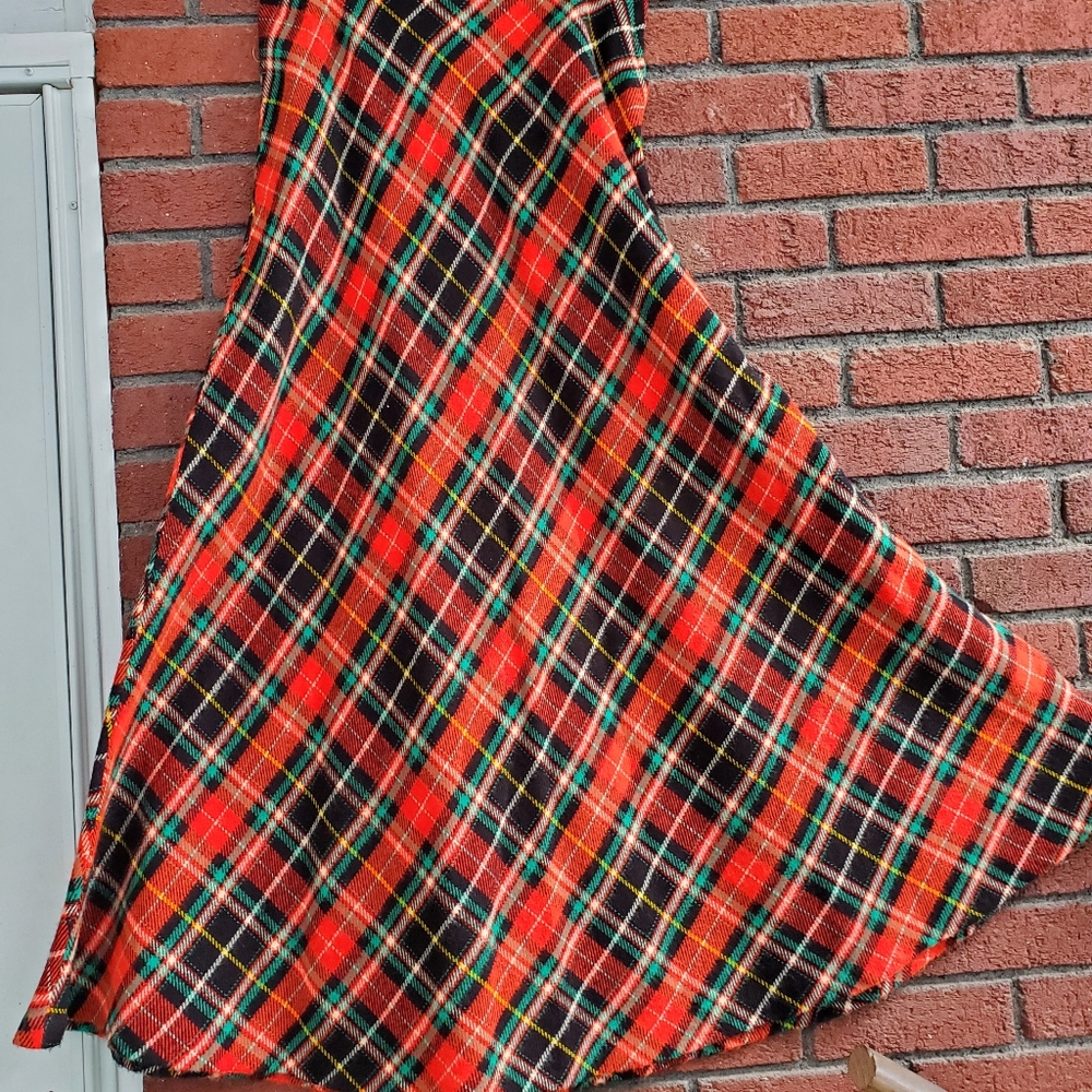 A line wool skirt